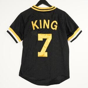 VTG All Stars Mesh Jersey Black Keys Size M KING #7 brooklyn USA